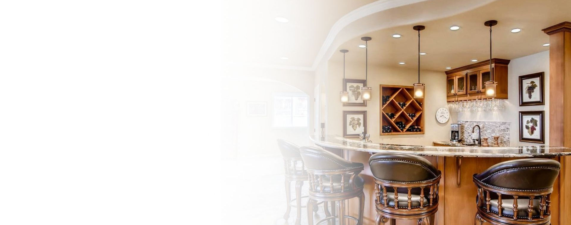 Beautifully remodeled kitchen interior