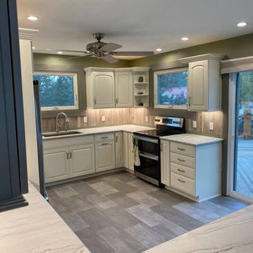 Kitchen remodeling project by CWHR