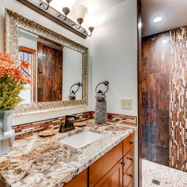 Bathroom remodeling project by CWHR