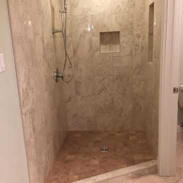 Bathroom remodeling project by CWHR