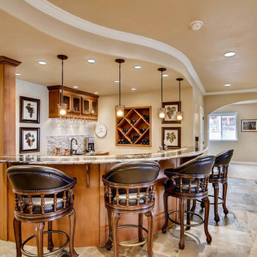 Basement remodeling project by CWHR