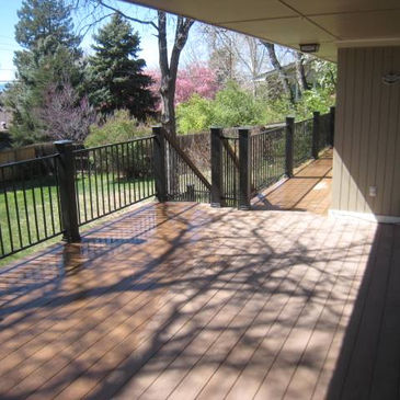 Deck remodeling project by CWHR