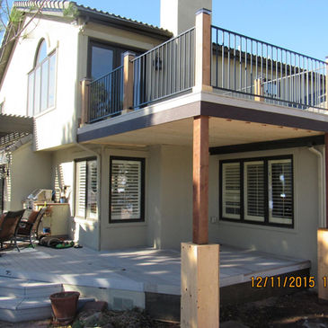 Deck remodeling project by CWHR