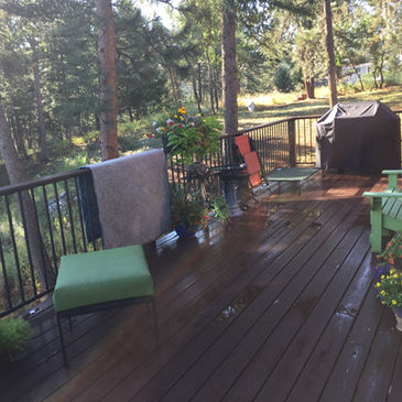 Deck remodeling project by CWHR