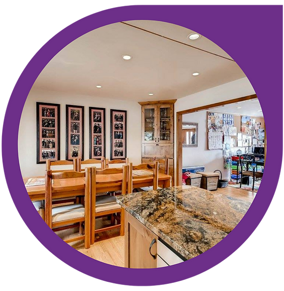 Remodeled home interior